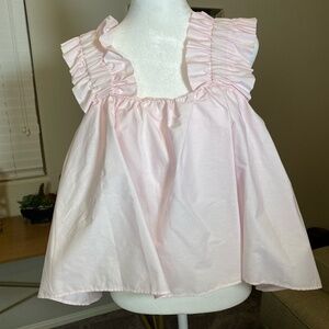 ZARA Hi-Low Babydoll Top – Size L – NWT